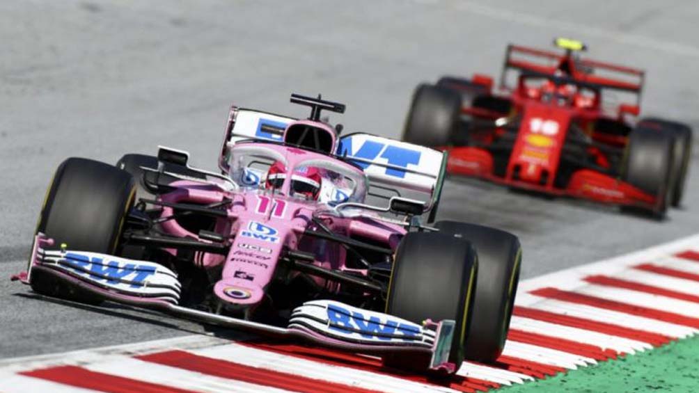 Sergio 'Checo' Pérez y Charles Leclerc en el Gran Premio de Austria