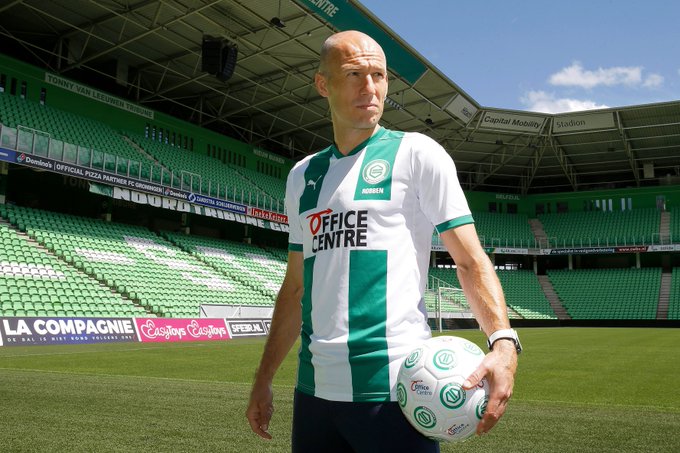 El veterano delantero Arjen Robben