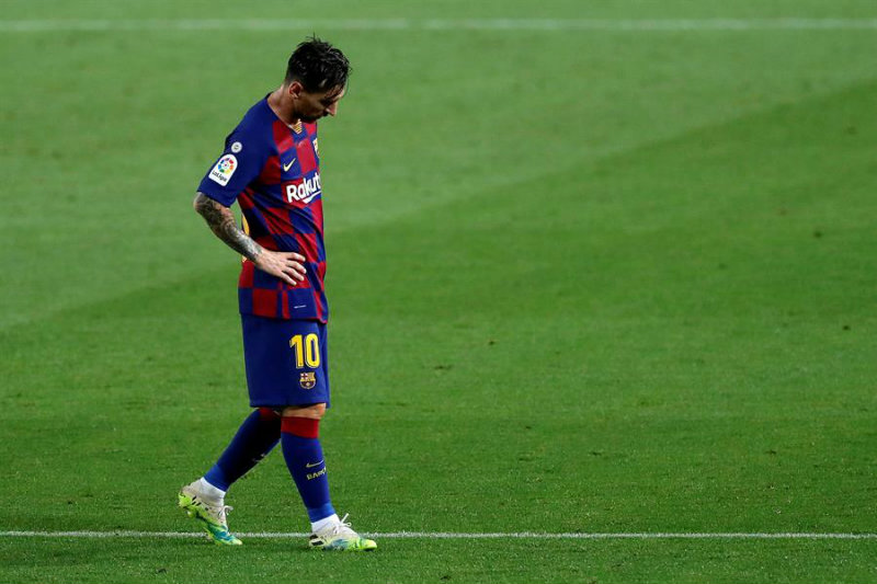 Messi en lamento de gol