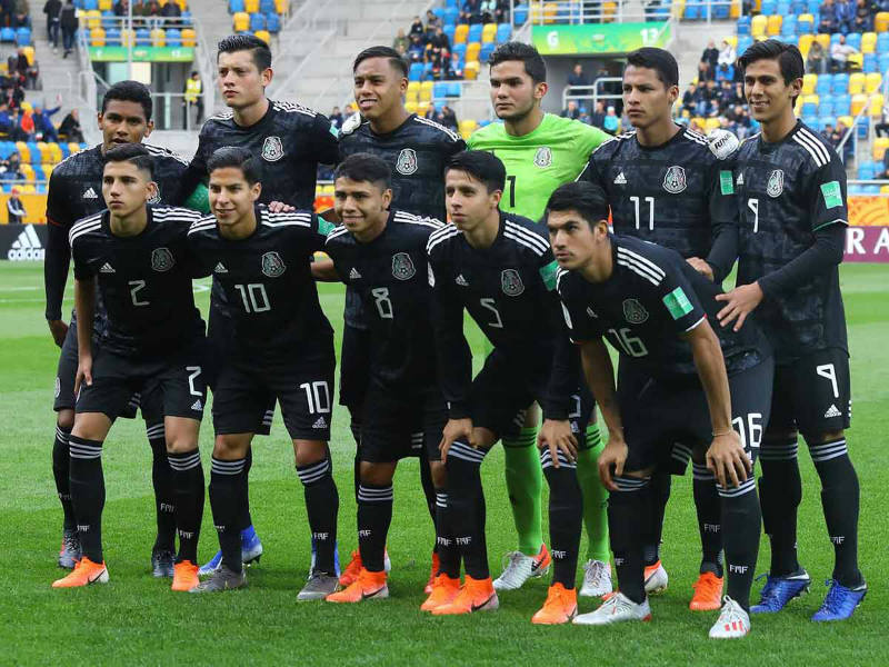 Selección Mexicana antes de un partido
