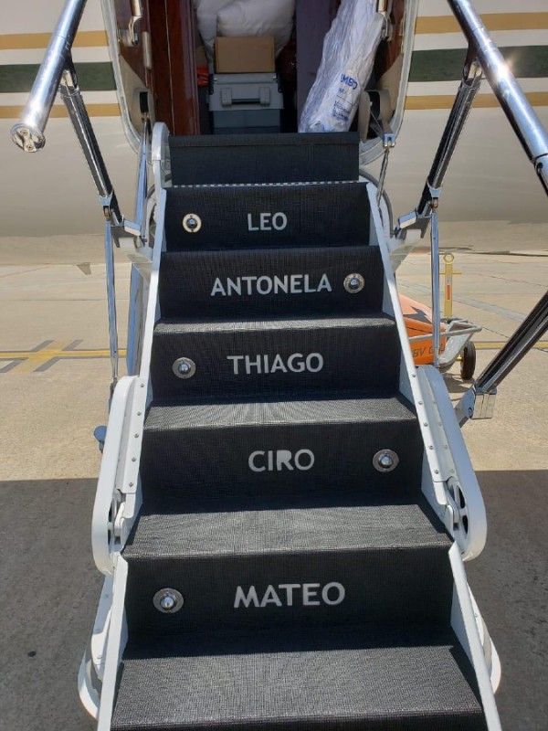 Avión privado de Lionel Messi