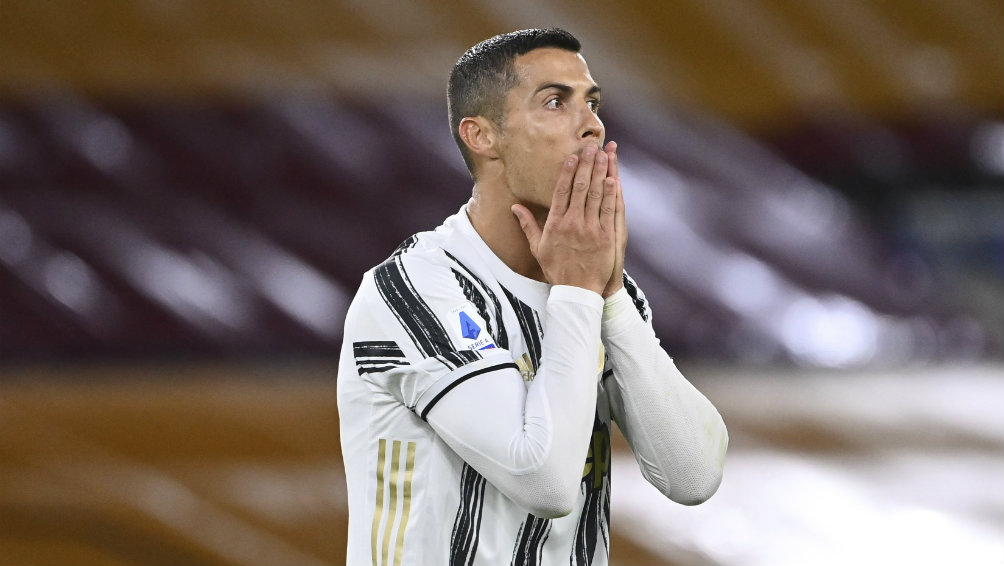 Cristiano Ronaldo en lamento con la Juventus