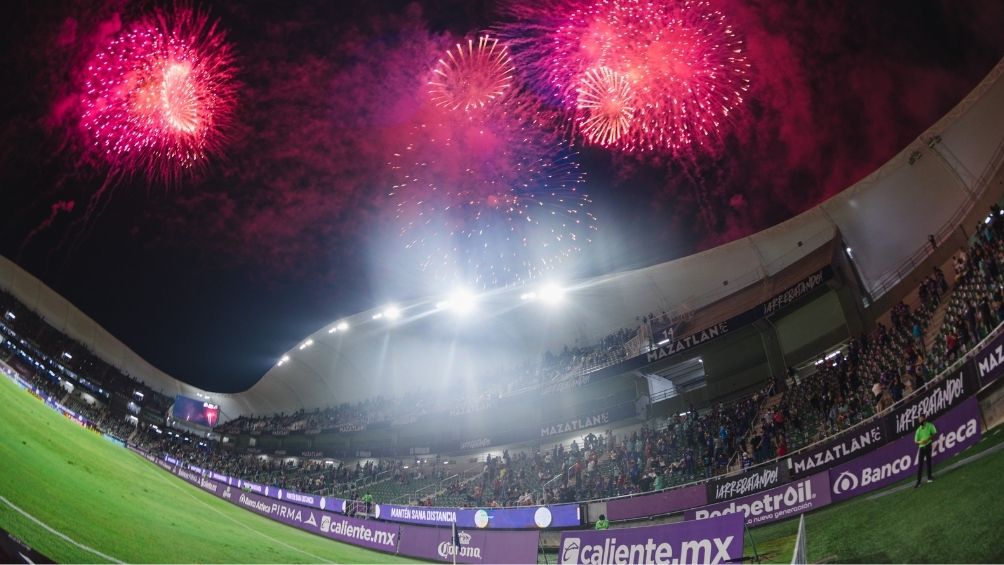 Estadio de Mazatlán FC en el juego ante FC Juárez 
