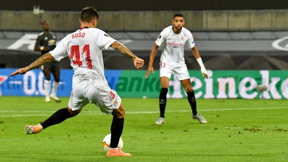 Champions League: Sevilla derrotó a Rennes por la mínima diferencia 