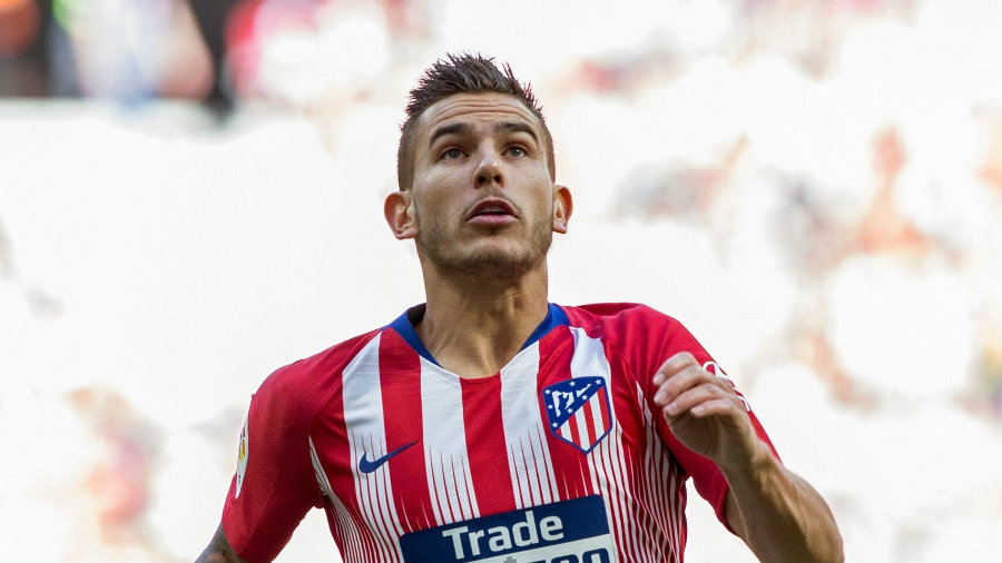 Lucas Hernández en su etapa con el Atlético de Madrid