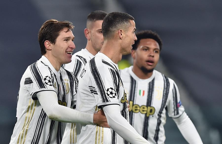 Cristiano Ronaldo celebrando un gol con la Juventus