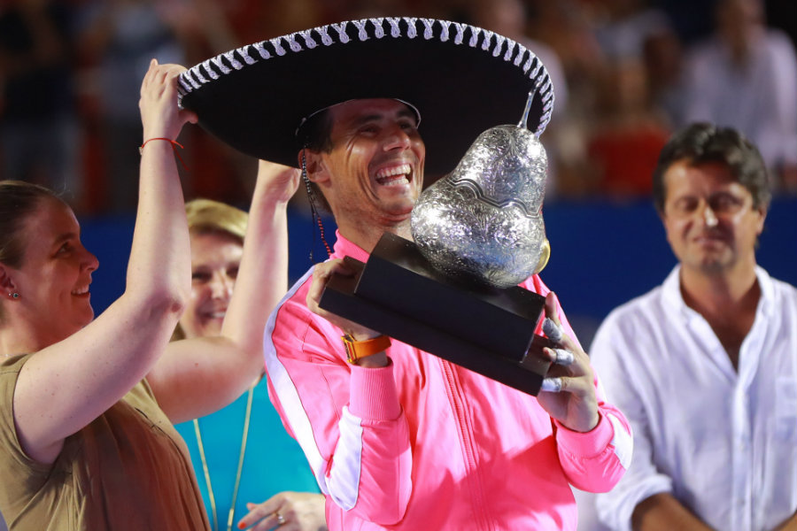 Rafael Nadal ganó la edición pasada en Acapulco