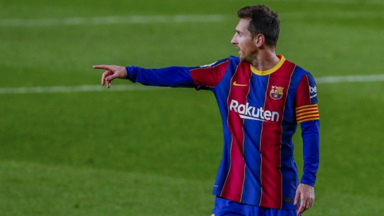 Lionel Messi en juego del Barcelona 