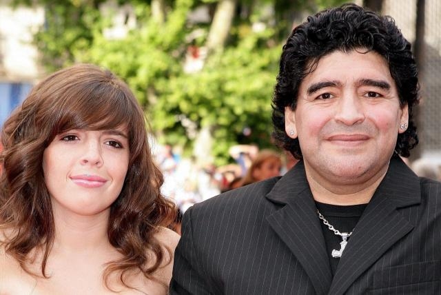Diego Maradona y Gianinna Maradona