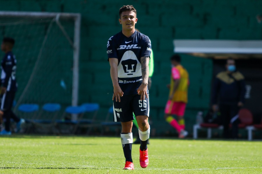 Marco García celebrando gol ante Chivas en la Sub 20