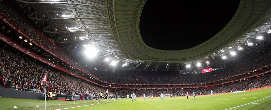 Estadio San Mamés, en Bilbao, España