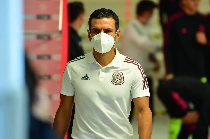 Jaime Lozano previo a un partido de la Selección Mexicana Sub 23