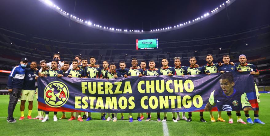 Jugadores del América envían mensaje de apoyo a Chucho López