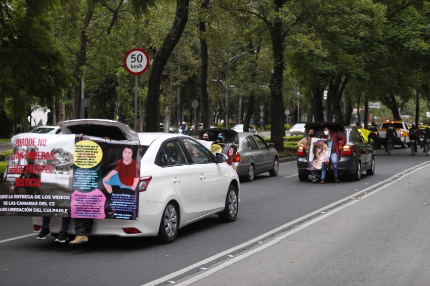 Familiares de víctimas de accidentes viales salieron a manifestarse