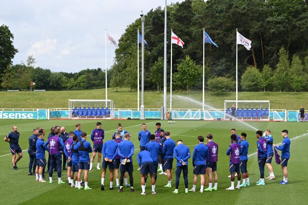 Último entrenamiento de la selección inglesa previo a la Final de la Eurocopa 2020