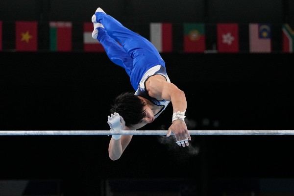 Daiki Hashimoto durante competencia en Tokio 2020