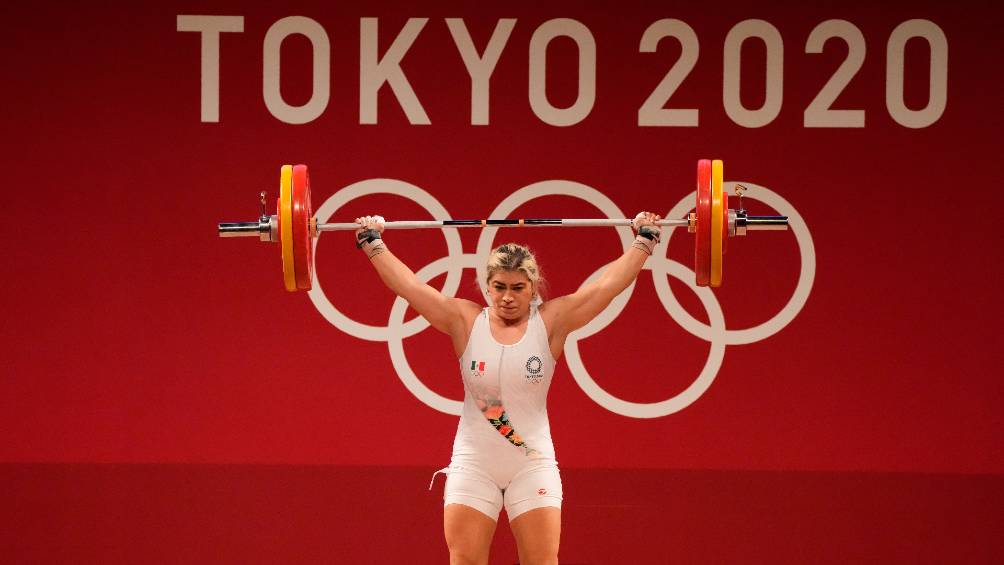 Aremi Fuentes durante competencia en Tokio 2020