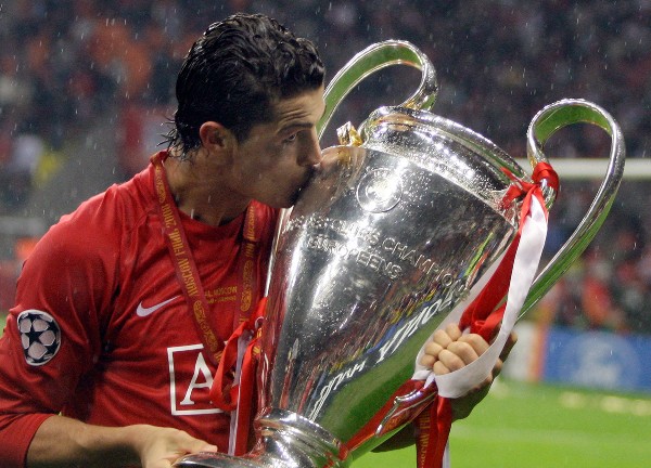 Cristiano Ronaldo, campeón de la Champions con los Red Devils