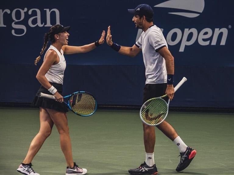 Giuliana Olmos y Marcelo Arévalo en el US Open