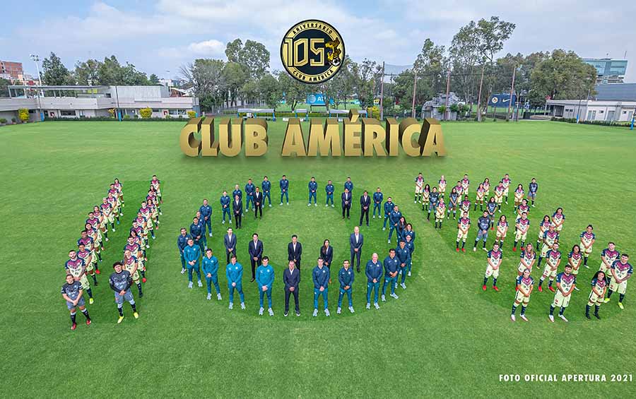Los integrantes del club azulcrema celebraron el 105 aniversario de las Águilas