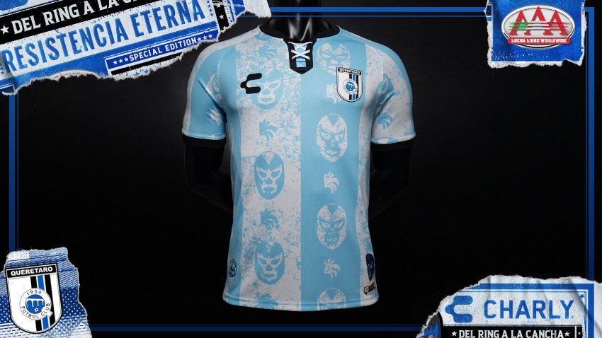 Nuevo jersey del Querétaro inspirado en Lucha Libre