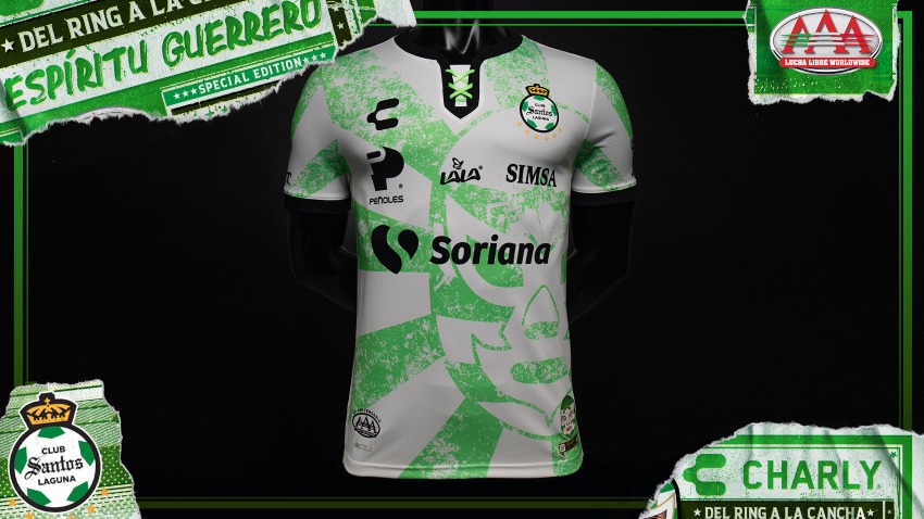 Nuevo jersey de Santos inspirado en Lucha Libre