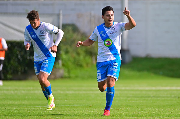 Ramón Juárez en partido con Puebla Sub 20