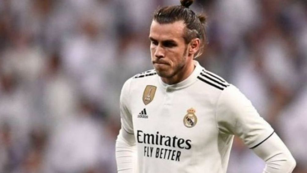 Bale durante un partido con el Madrid 