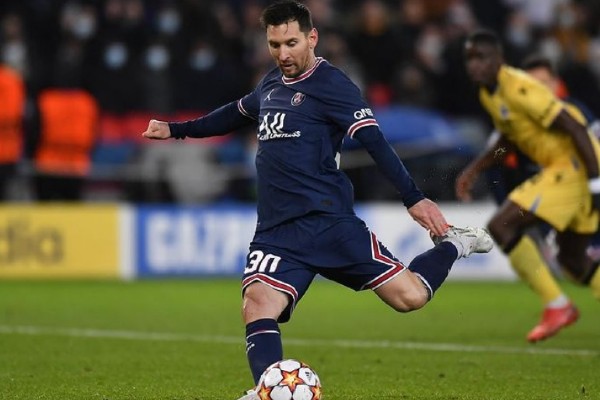 Messi en acción con el PSG