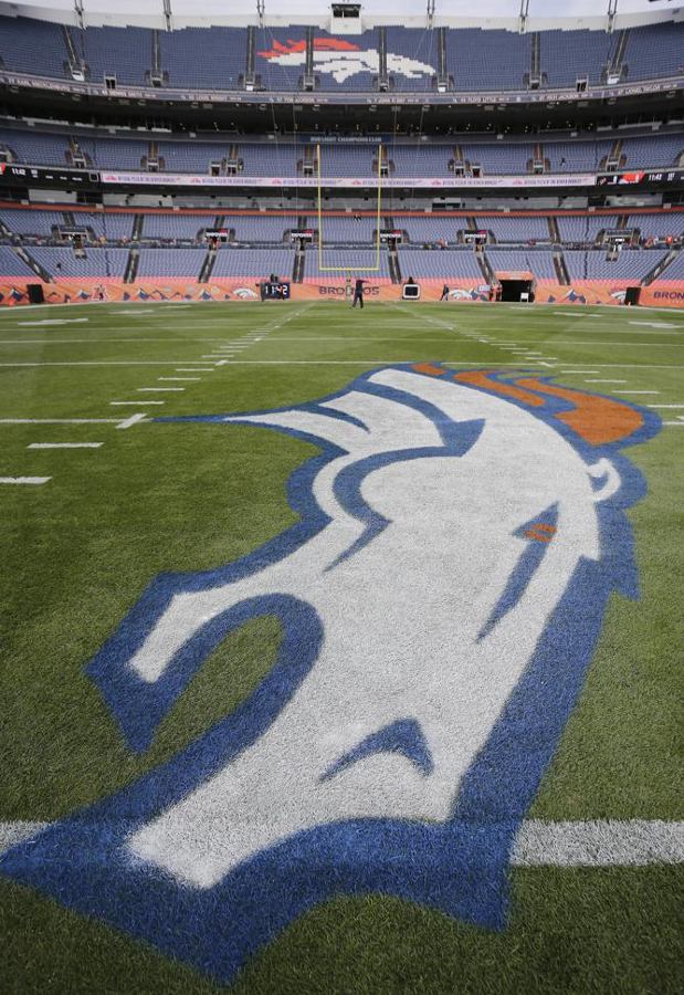 El logo de los Broncos