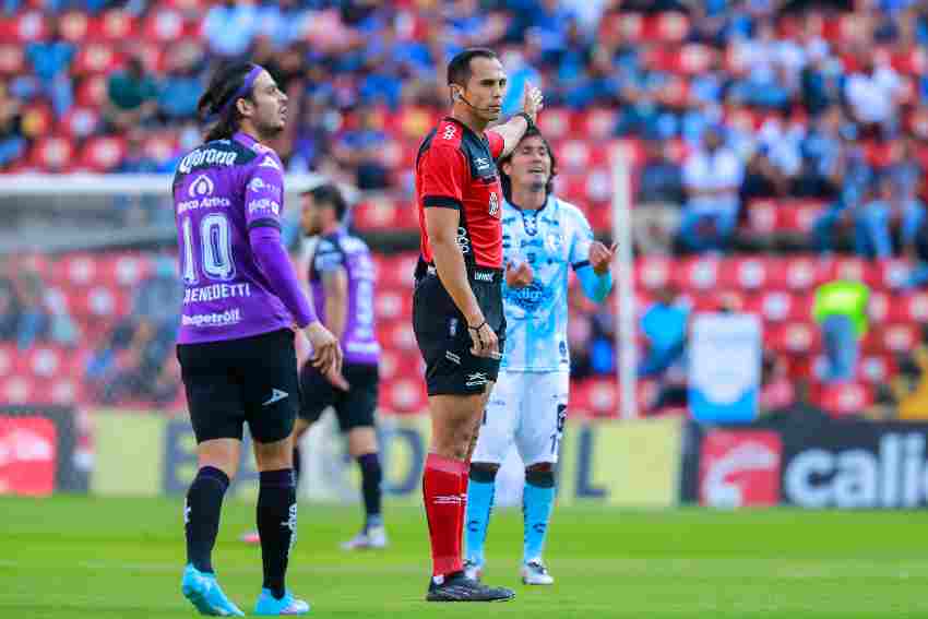 Benedetti tras el primer gol de Querétaro