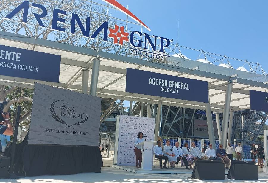 Ceremonía de apertura de la Arena GNP