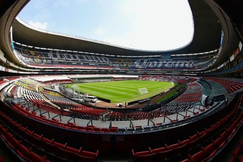 Vista panorámica del Estadio Azteca