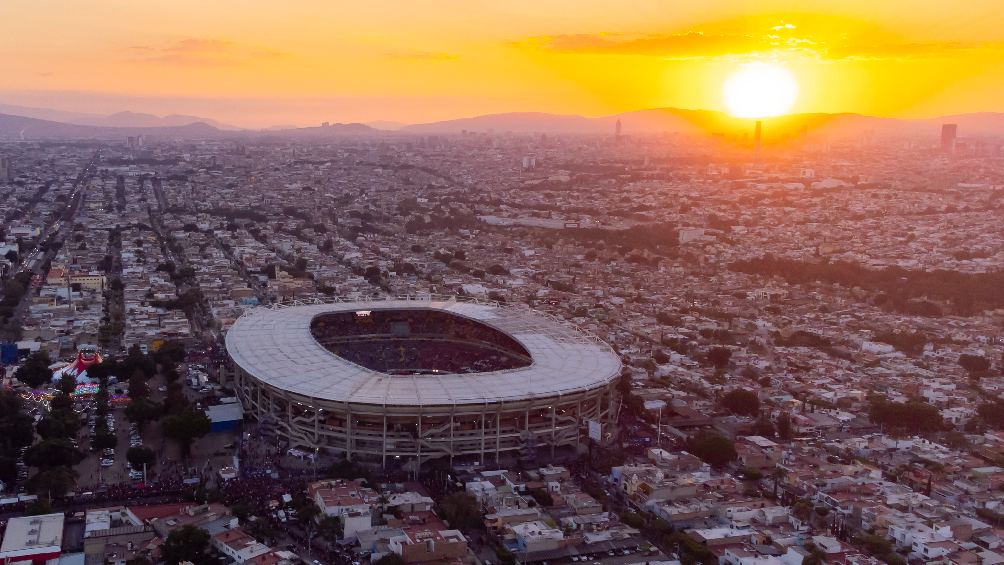 Estadio Jalisco previo a partido del Atlas en la Liga MX