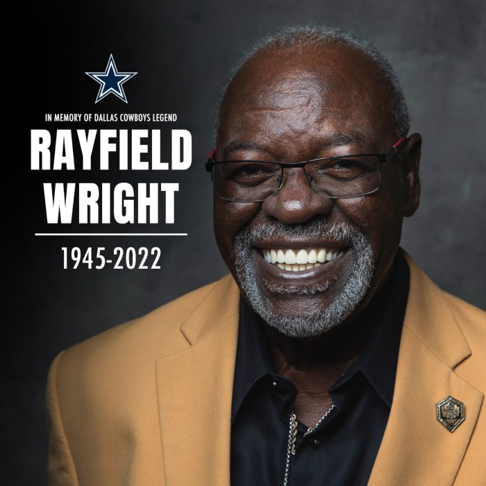 Rayfield Wright, leyenda de los Dallas Cowboys