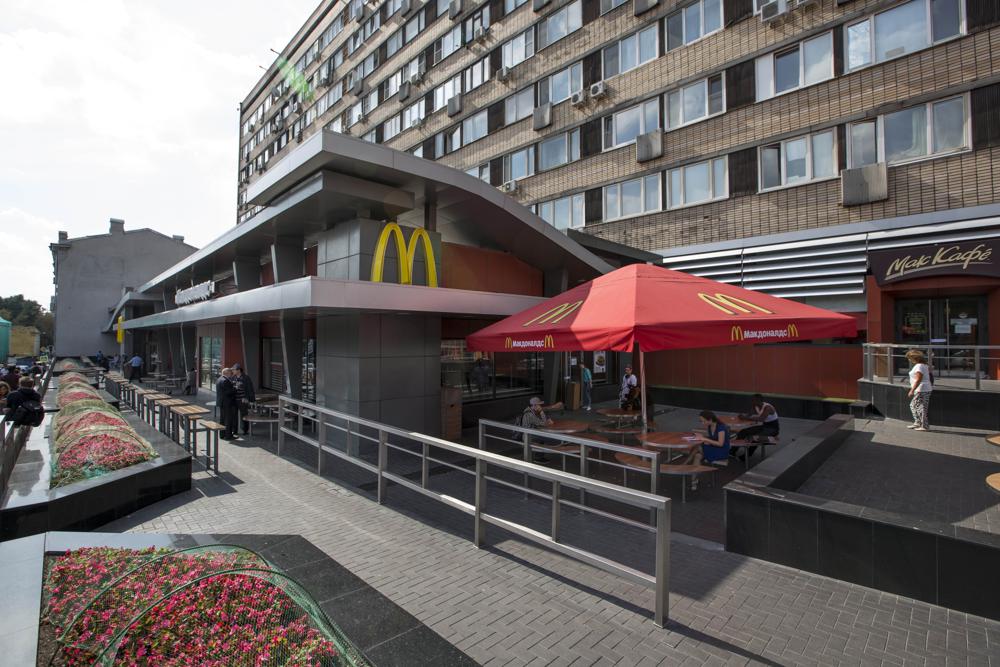 Restaurante McDonald's ubicado en Rusia