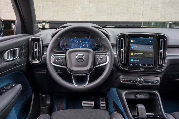 Interior del nuevo Volvo C40