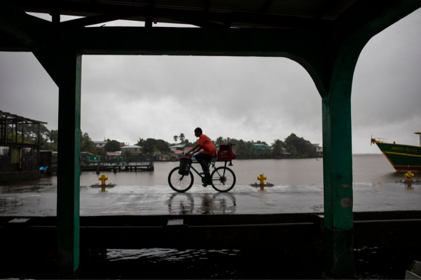 Municipio de Nicaragua tras las lluvias intensas provocadas por Bonnie