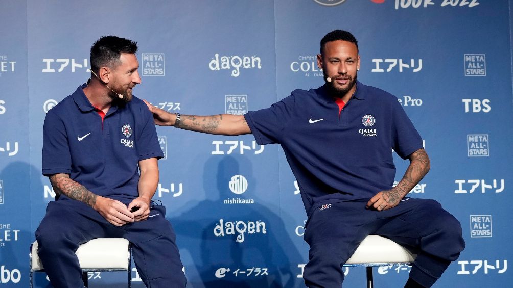 Neymar agradeció el apoyo de Messi