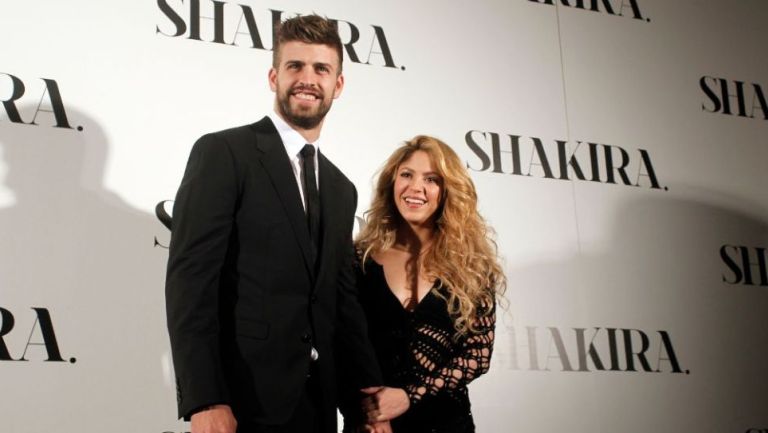 Piqué y Shakira en un evento