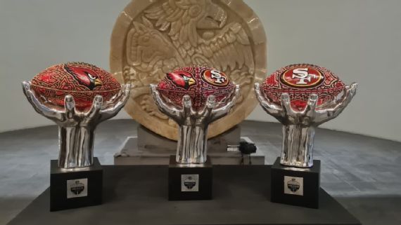 Los trofeos del juego en México de la NFL