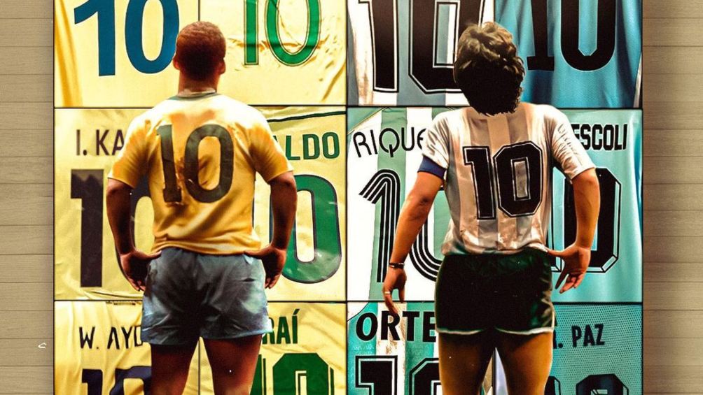 Maradona y Pelé se coronaron en México