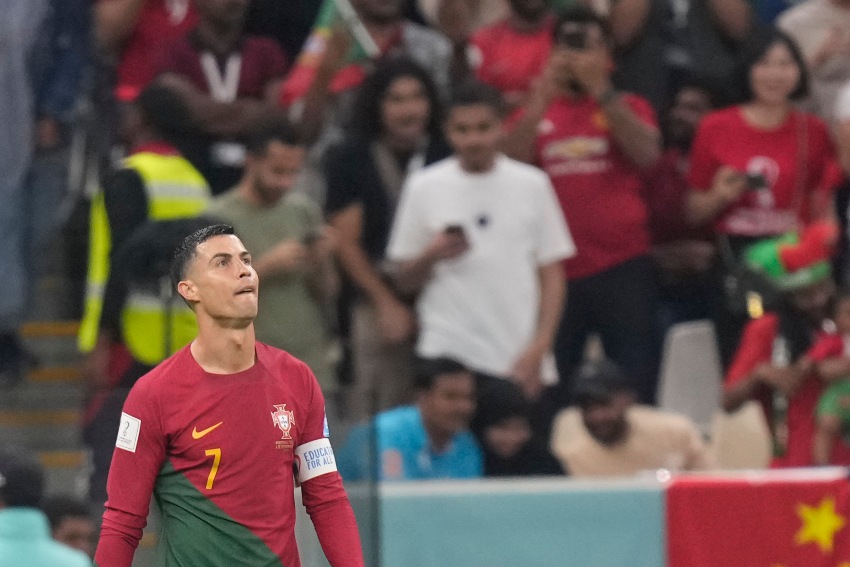 Cristiano Ronaldo en el juego vs Suiza