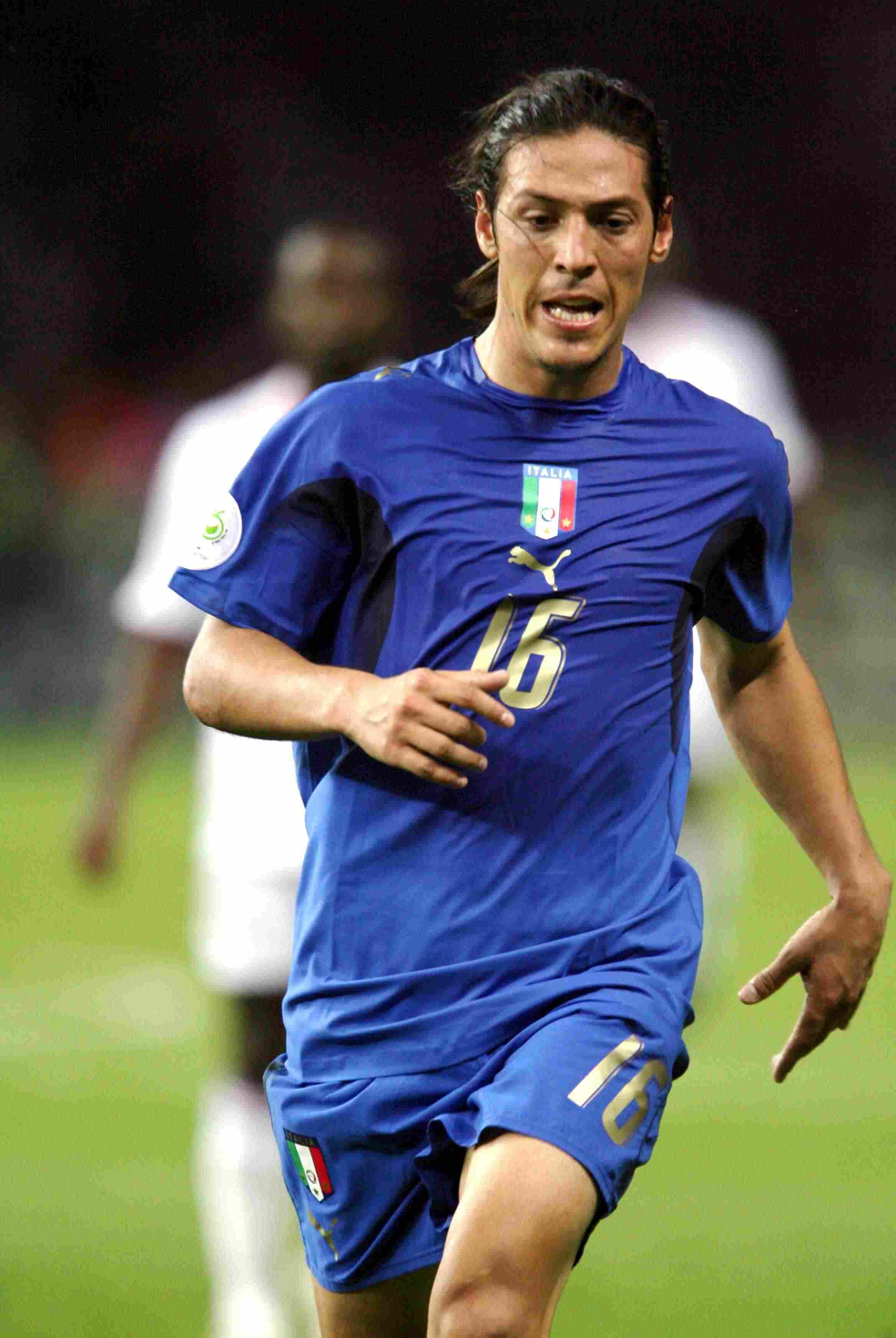 Camoranesi en el Mundial de 2006 con Italia