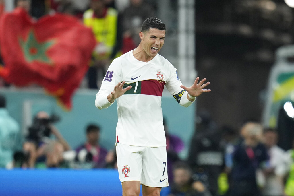 Cristiano Ronaldo sacó su frustración