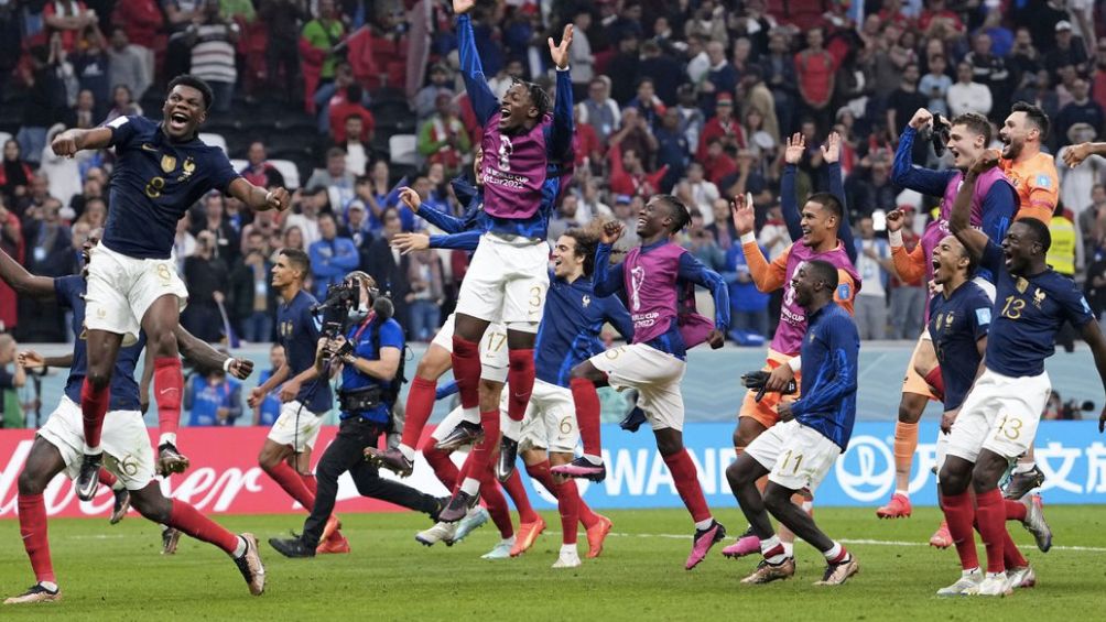 Francia celebra el pase a la Final del Mundial