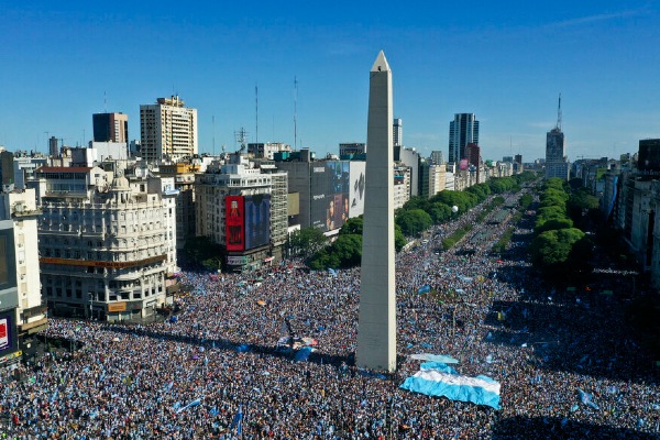 Los festejos en Buenos Aires