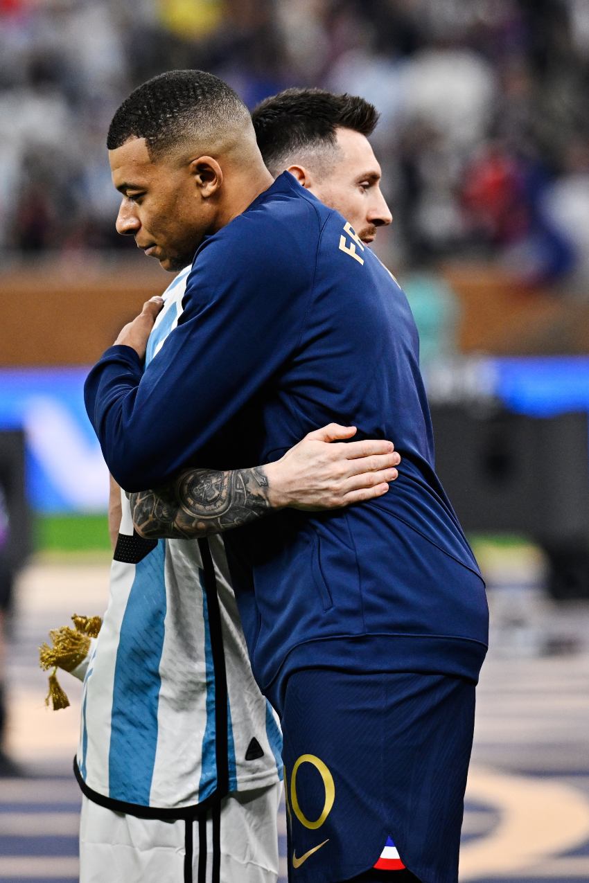 Messi y Mbappé en la Final de Qatar 2022