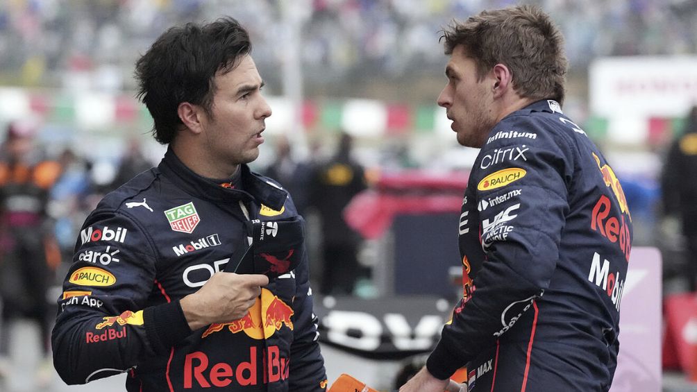 Pérez y Verstappen previo a un gran premio