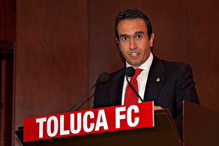 Francisco Suinaga, vicepresidente administrativo de Toluca